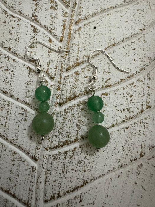 Cercei Aventurin Verde – Energie, Noroc și Echilibru | Cercei Magici [8]