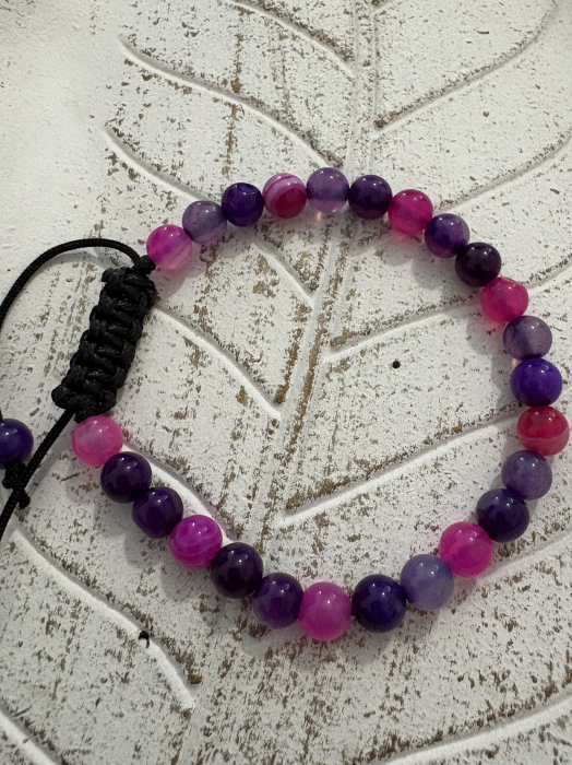 Brățară Agat Mov și Agat Roz – iubire și armonie interioara [3]