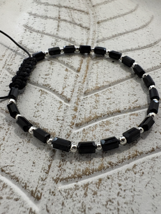 Brățară Cristale Cilindrice Fațetate și Argint 925 – claritate și stabilitate [2]