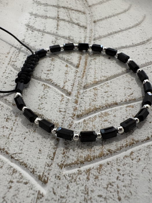 Brățară Cristale Cilindrice Fațetate și Argint 925 – claritate și stabilitate [4]