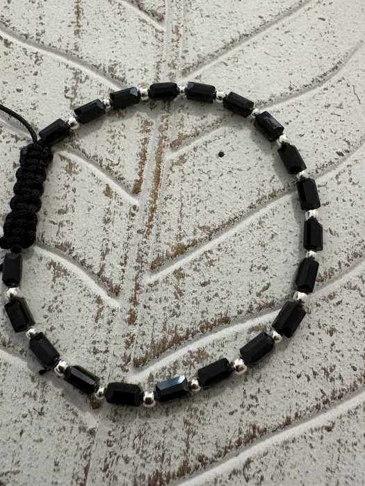 Brățară Cristale Cilindrice Fațetate și Argint 925 – claritate și stabilitate [5]