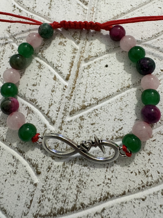 Brățară Cuart roz, jad si rubin – armonie emoțională si iubirea de sine [4]