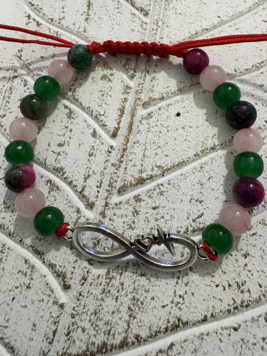 Brățară Cuart roz, jad si rubin – armonie emoțională si iubirea de sine [3]