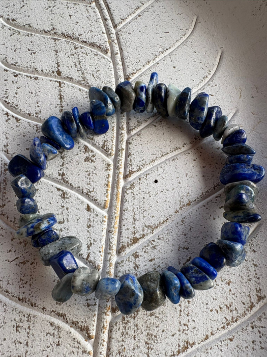 Brățară Lapis Lazuli Chips – Claritate, Înțelepciune & Protecție Spirituală [2]