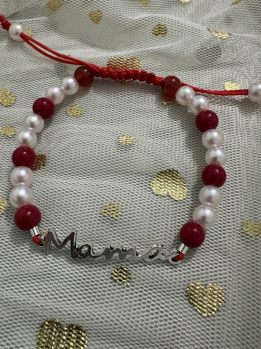 Brățară Mama cu perle și coral – talisman de iubire și protecție [3]