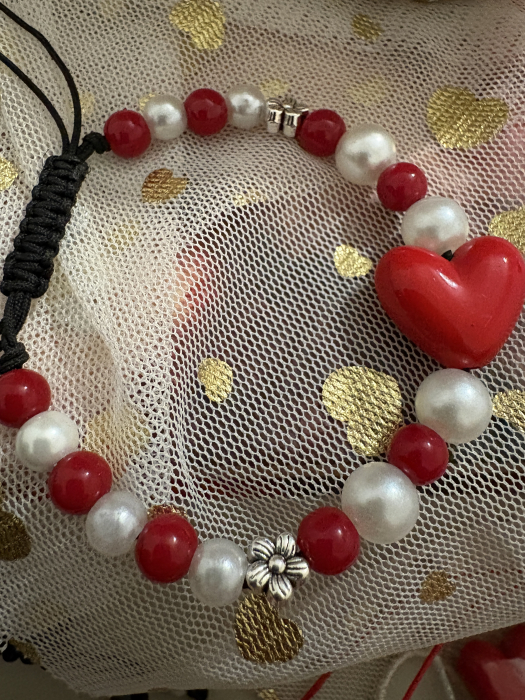 Brățară mărțișor coral perle [4]