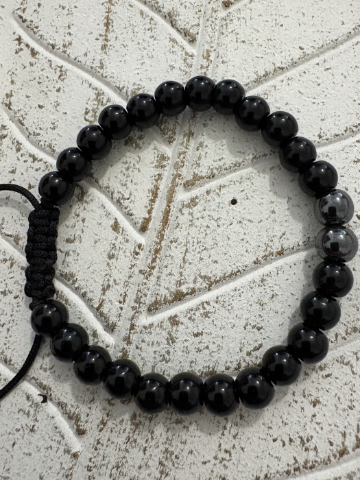 Brățară onix și hematit 6 mm – protecție și stabilitate [2]
