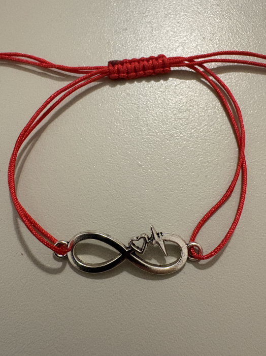 Brățară șnur roșu infinit [3]
