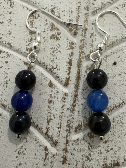 Cercei Agat albastru [2]