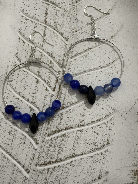 Cercei Agat Albastru [2]