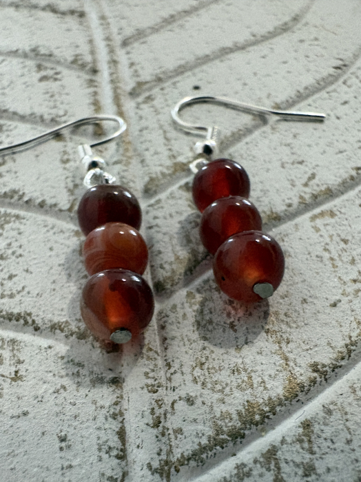 Cercei Agat Roșu [3]