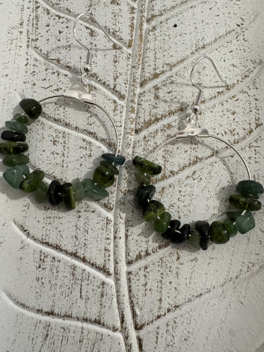 Cercei Aventurin și Calcedonie Verde – bijuterii handmade pentru echilibru și prosperitate [3]