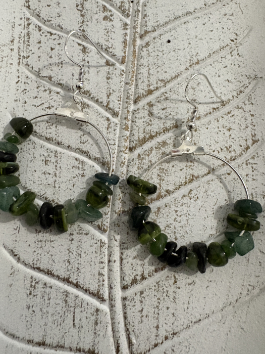 Cercei Aventurin și Calcedonie Verde – bijuterii handmade pentru echilibru și prosperitate [2]