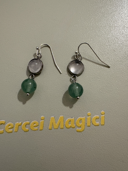 cercei aventurin cuart roz [2]