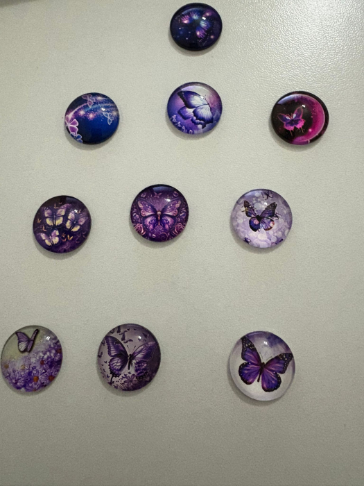 Cercei Cabochon – Aripi de Culoare [4]