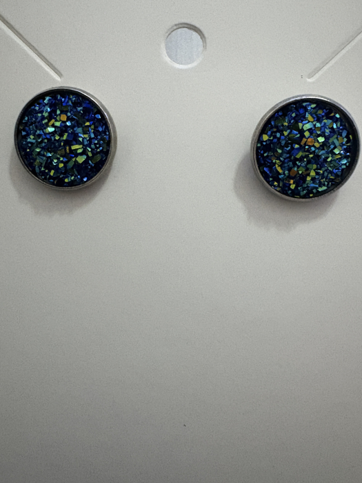 Cercei Cabochon  Black [4]