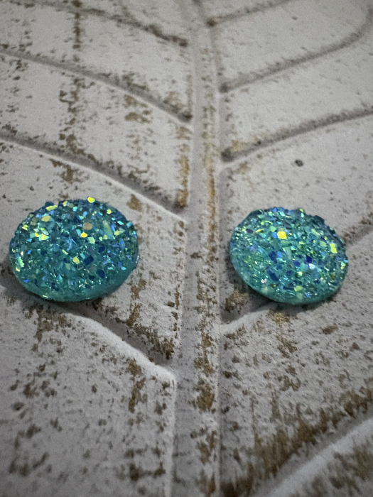Cercei Cabochon  Blue [2]