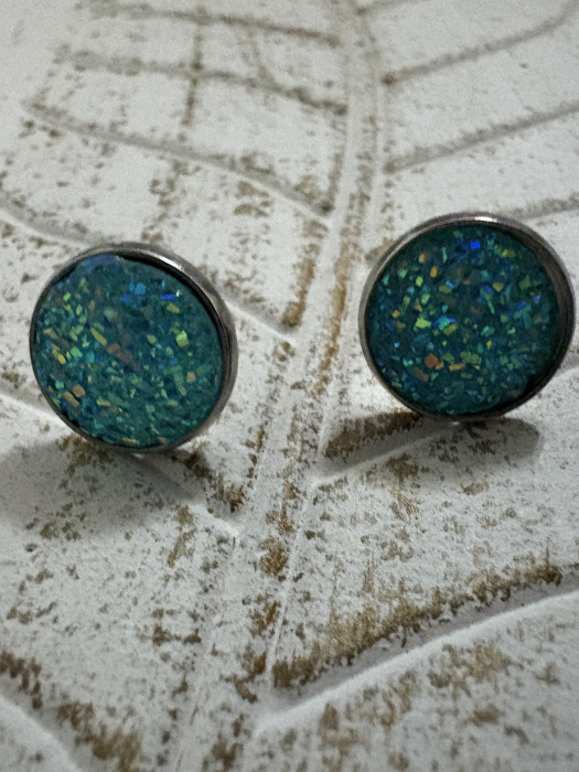 Cercei Cabochon  Blue [2]