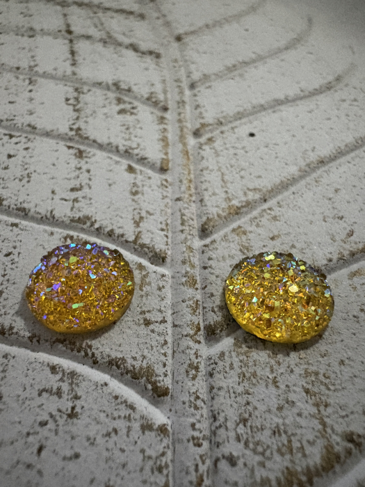 Cercei Cabochon  yellow [2]