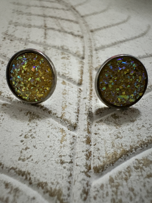 Cercei Cabochon  yellow [2]