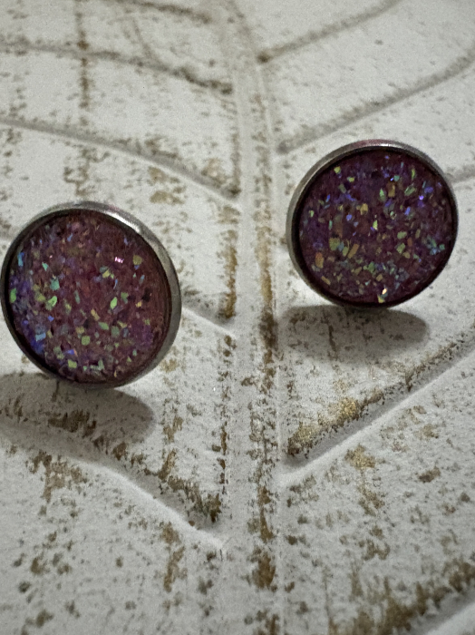 Cercei Cabochon  Rose [3]