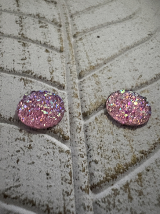 Cercei Cabochon  Rose [3]