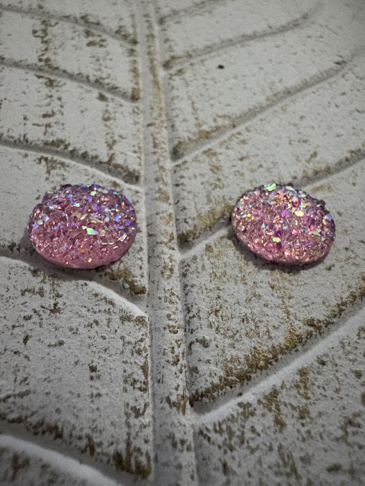 Cercei Cabochon  Rose [2]