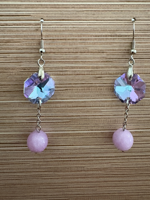 cercei cristal mov ametist [5]