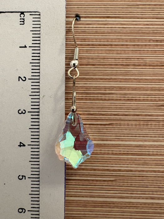 Cercei Cristal alb – Strălucire [3]