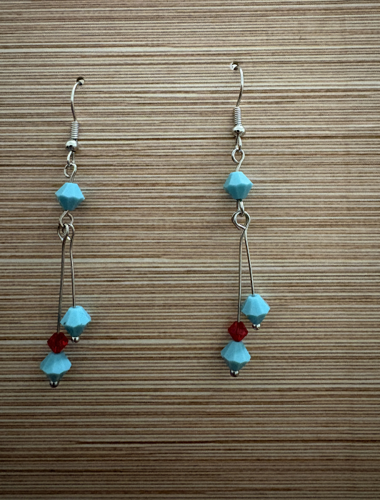 cercei cristale preciosa turcoaz [2]