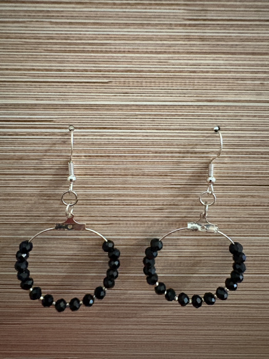 cercei negri eleganti [2]