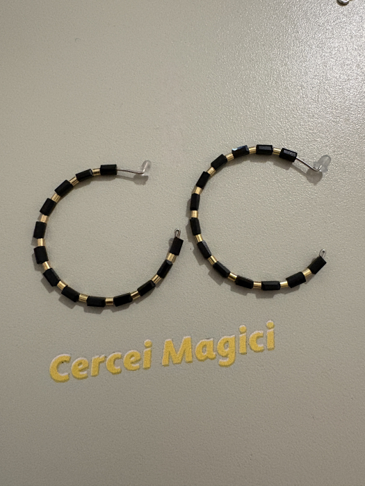 cercei cristale negre cerc [2]