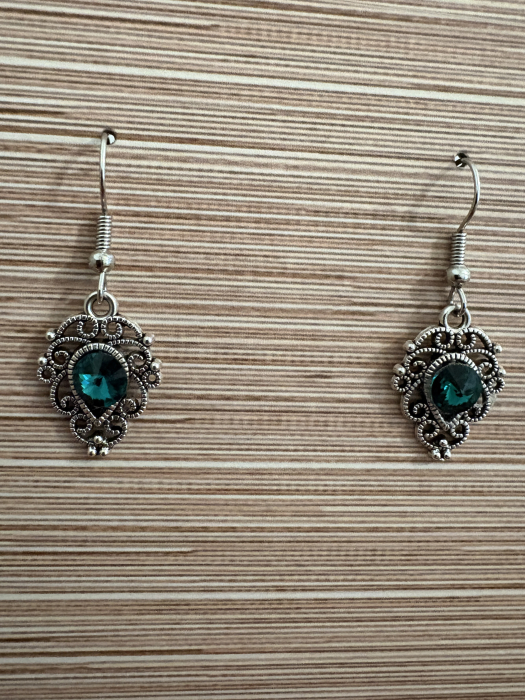 cercei verde emerald boho [2]