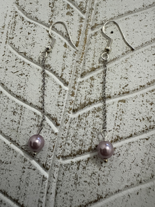 Cercei perle roz de Mallorca CM218 [2]