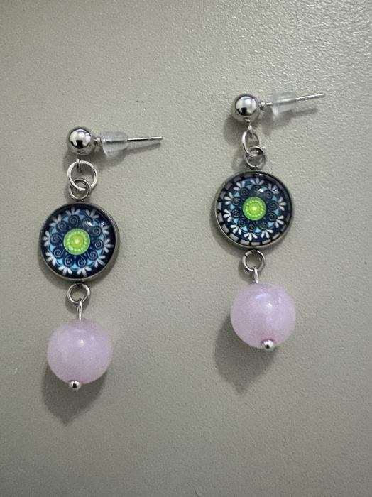 cercei-aventurin-cabochon-mandala [2]