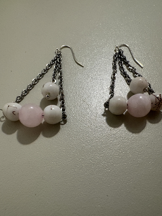 Cercei Cuart roz și Jasp lanț [2]