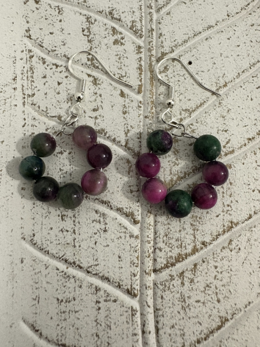 Cercei rubin natural handmade [3]