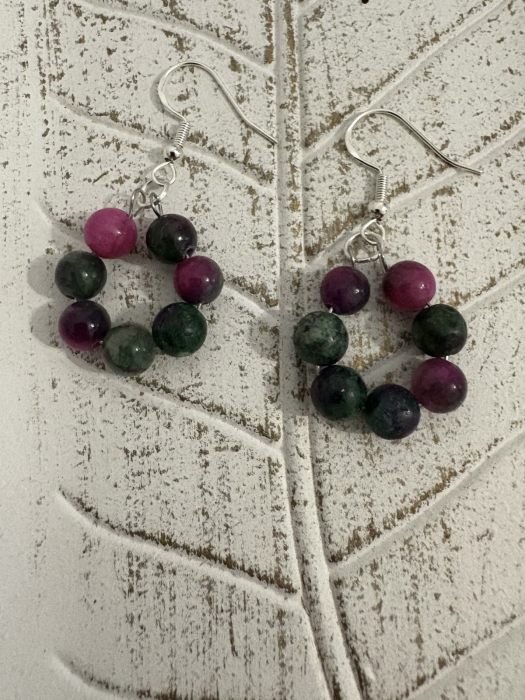 Cercei rubin natural handmade [2]