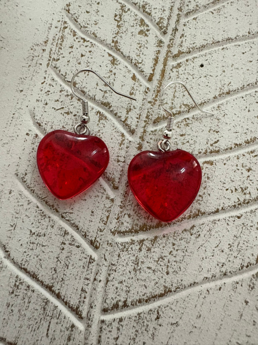 cercei inimă cristal handmade – bijuterii elegante și romantice [1]