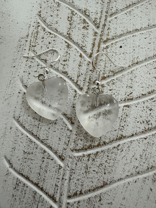 cercei inimă cristal handmade – bijuterii elegante și romantice [2]