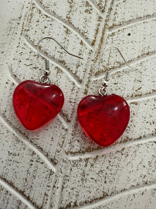 cercei inimă cristal handmade – bijuterii elegante și romantice [2]