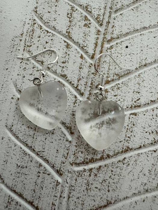 cercei inimă cristal handmade – bijuterii elegante și romantice [5]