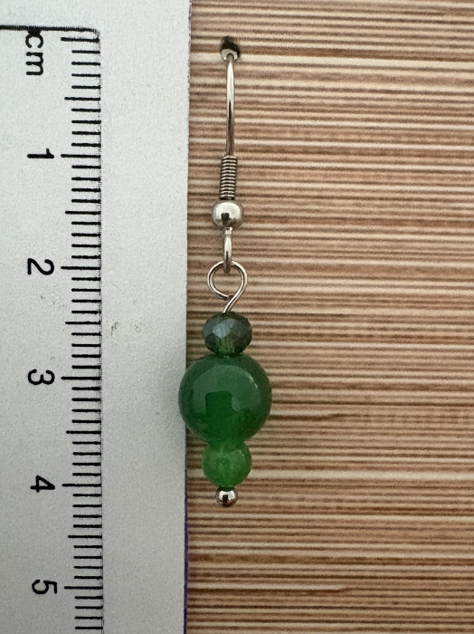 cercei jad verde cristale [3]