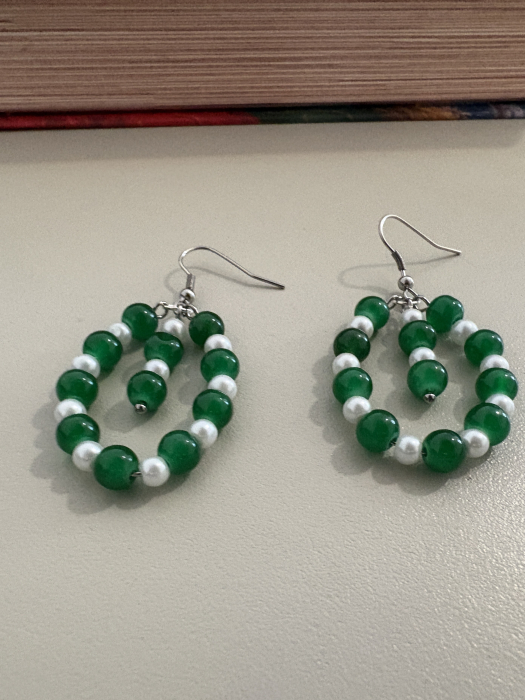 Cercei jad perle [3]