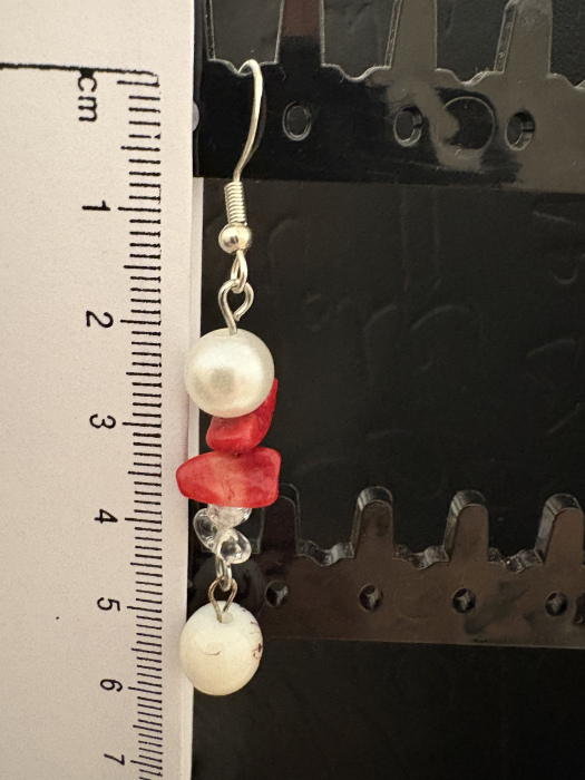 Cercei Jasp, Cuart Alb și Coral – bijuterii handmade de protecție și renaștere [4]