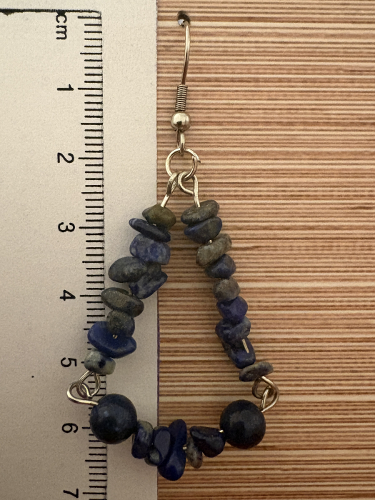 Cercei Lapis Lazuli Chips [3]