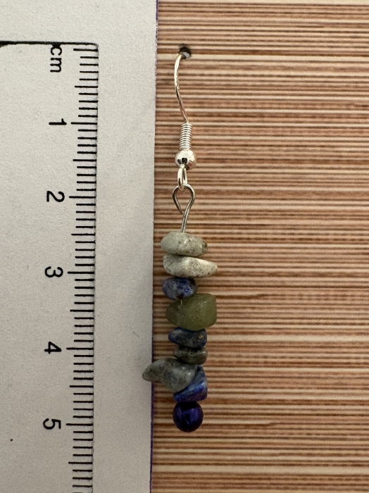 Cercei Lapis Lazuli - comunicare autentică, adevar interior [3]
