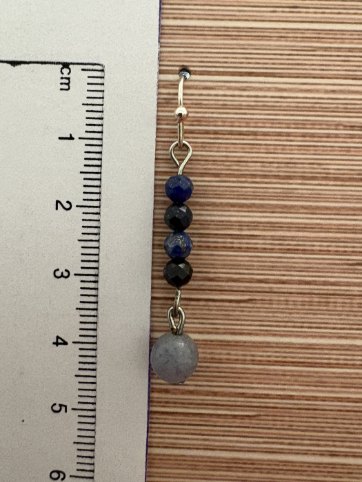 Cercei Magici Agat Albastru si Lapis Lazuli [2]
