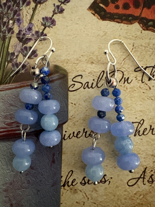 cercei lapis lazuli bleu [3]