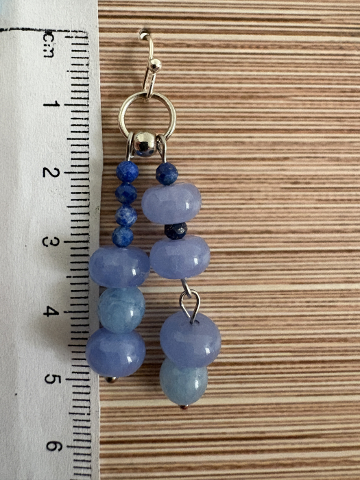 cercei lapis lazuli bleu [4]